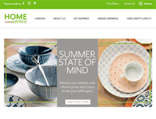 Tablet Screenshot of homecentric.com